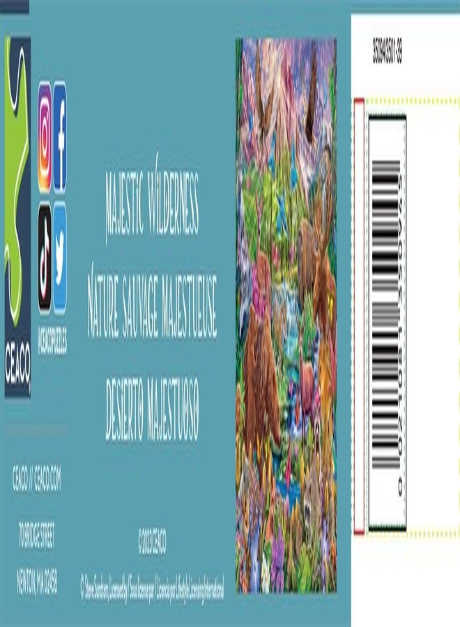 سيكو أحجية الصور المقطوعة Ceaco - Majestic Wilderness - 2000 قطعة - Image 3